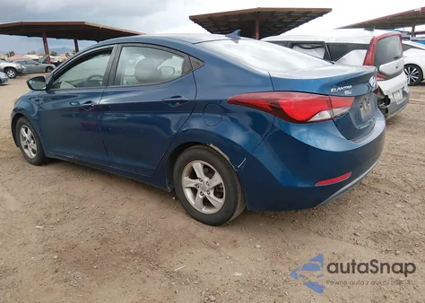 2014 Hyundai Elantra Se from USA, damaged, VIN KMHDH4AE7EU199331